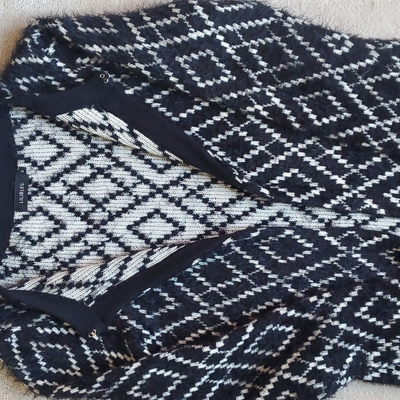 Lilibleu Soft Cardigan - Black/White - Picture 3 of 3